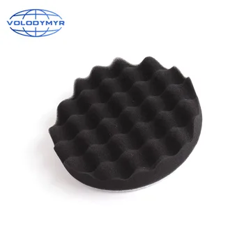 

Polishing Pad Car Polish Pads 6 Inch for Car Polisher Machine Wavy Black Sponge Car Accessories Accessory Remove Dents Tools