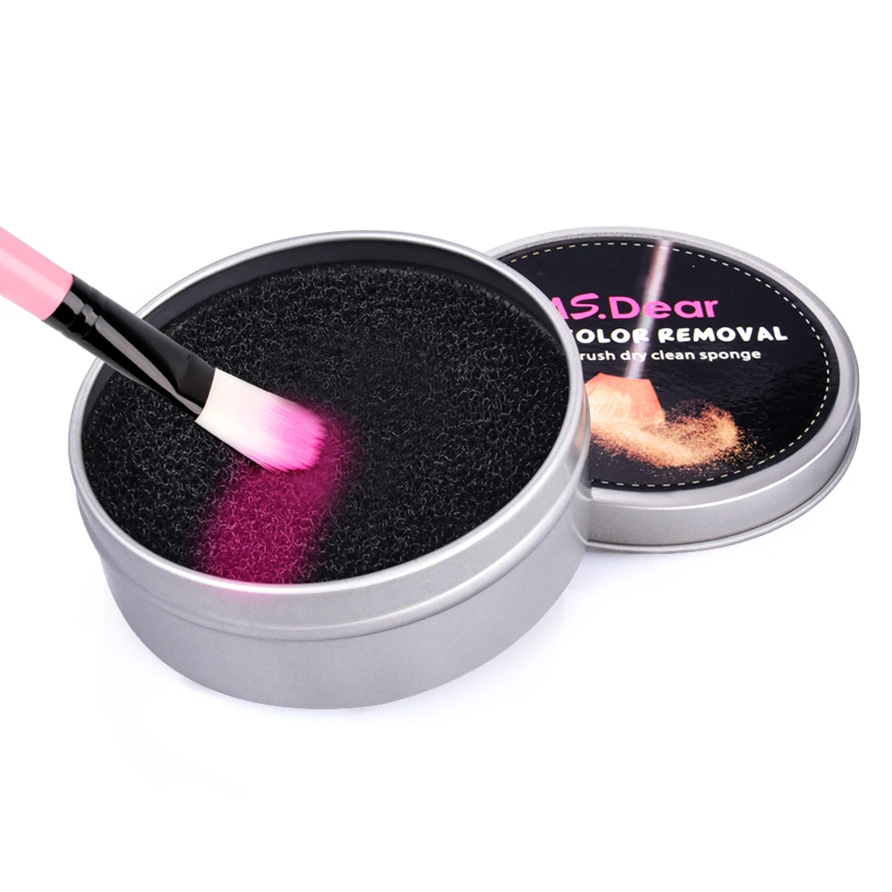 Docolor Makeup Brush Cleaning Tool - Makeup Brush Quick Cleaner Sponge -  Removes Shadow Color from Your Brush