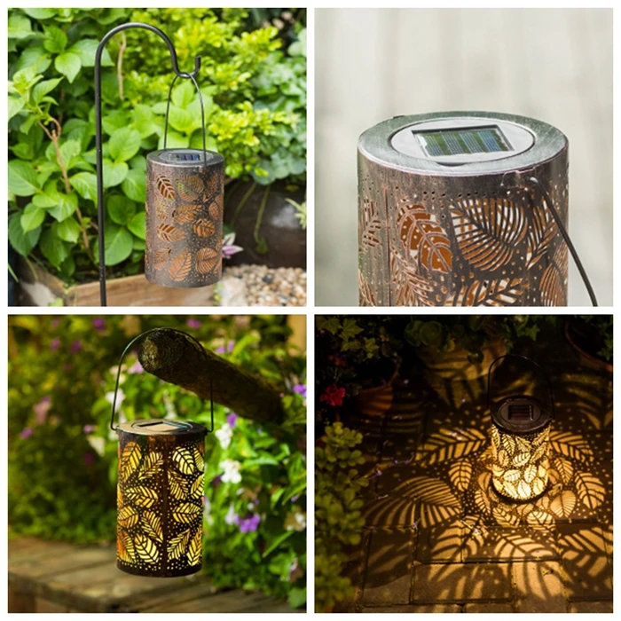 Hanging solar lantern