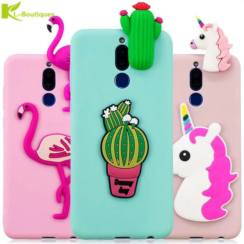 Redmi8 Case on For Xiaomi Redmi 8 Capa Cartoon 3D DIY Doll Toy Soft Silicone Cover sFor Coque 8A Phone Cases | Мобильные телефоны и
