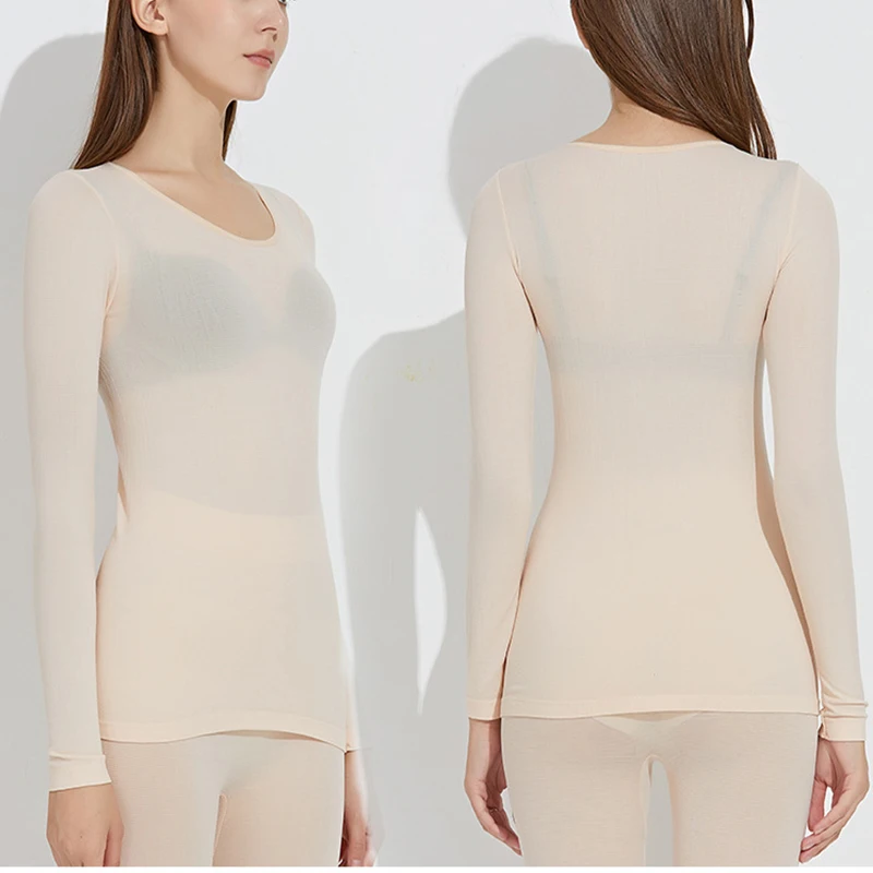 Thermal Underwear For Women Sexy Warm Long Johns For Women Seamless Winter Thermal Underwear Set Warm Thermos Clothing