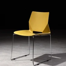 100pcs Easy-to-Store Events Chair / Colorful Plastic Seat Options / Metal Feet with Nickel Plating Satin Finish