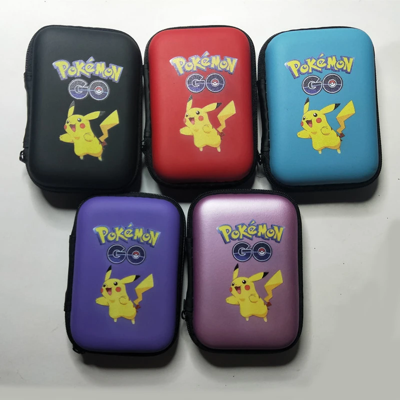 

50 Capacity Cards Holder Album Notebook Hard Case Card Holder For Pokemon Pikachu Magic Yugioh Board Game Cards Book Holder