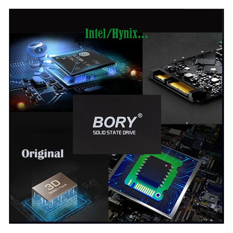 Bory 2 5 SATA3 игра SSD 128 ГБ 256 512 Диск Внутренний твердотельный накопитель|Внутренние