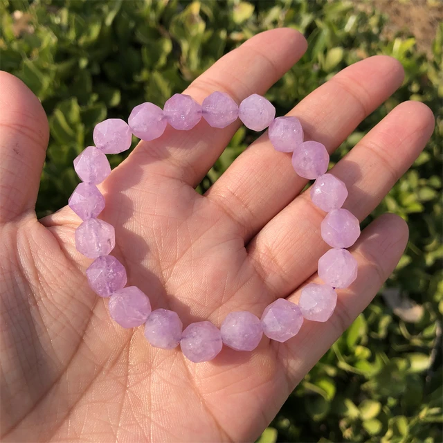 Rose Quartz Bracelet Crystal Gemstones Beads. Stock Image - Image of  lovely, healing: 194699599