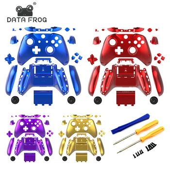 

Chrome Replacement Full Shell And Buttons Mod Kit for Xbox One Slim Controller Custom Cover Housing For Xbox One S Slim
