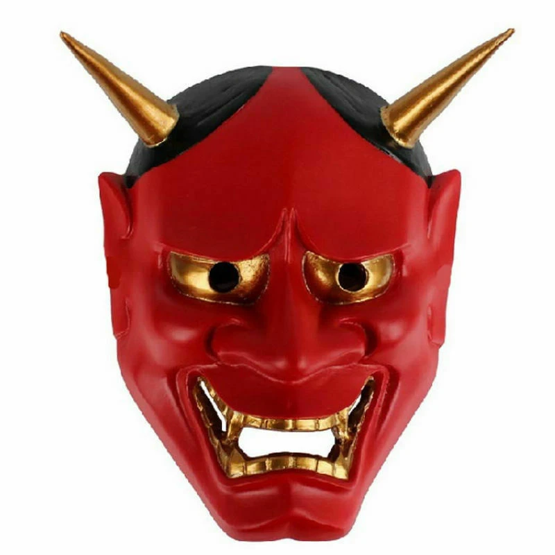 Винтажный Японский буддист злой хання маска на Хеллоуин ужас для вечеринок и маскарадов Cospaly Prajna Ghost Hannya маска