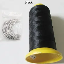 50 шт. 6,5 см длина C Тип Плетения изогнутые иглы+ 1 рулон катушки нейлонового плетения нить для уток волос 5 цветов