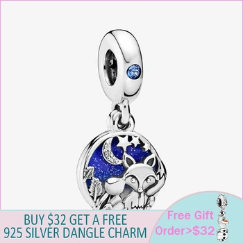 

2020 New 925 Sterling Silver Beads Fox & Rabbit Dangle Charms fit Original Brand Bracelets Women DIY Jewelry