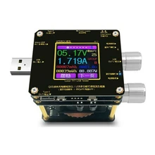 GTBL Беспроводное зарядное устройство Тестер Вольтметр тока датчик нагрузки 1,44 дюймов Ips цветной экран