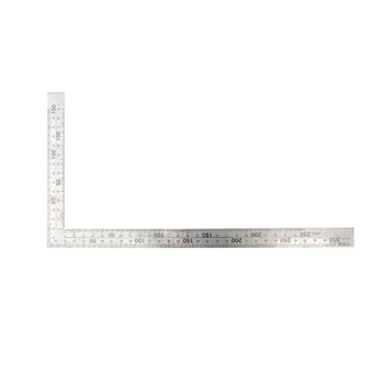 

Stainless Steel Square Ruler 90 Degree Thickening Multifunctional 90 ° Angle Ruler Woodworking Right Angle Ruler