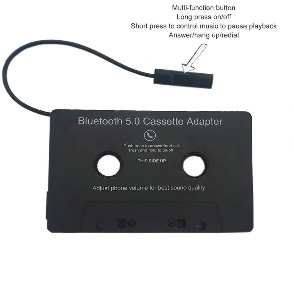 Автомобильная Внешняя Лента MP3/SBC/стерео Bluetooth аудиокассета для Aux адаптера