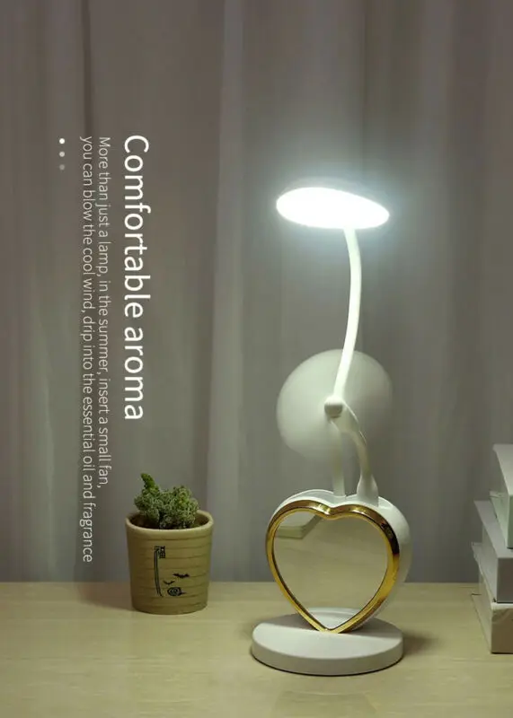 New Festive or Party Supplies LED AdjMtable Light Eye-Caring Table Lamp With USB Charging Port Desk Lamp