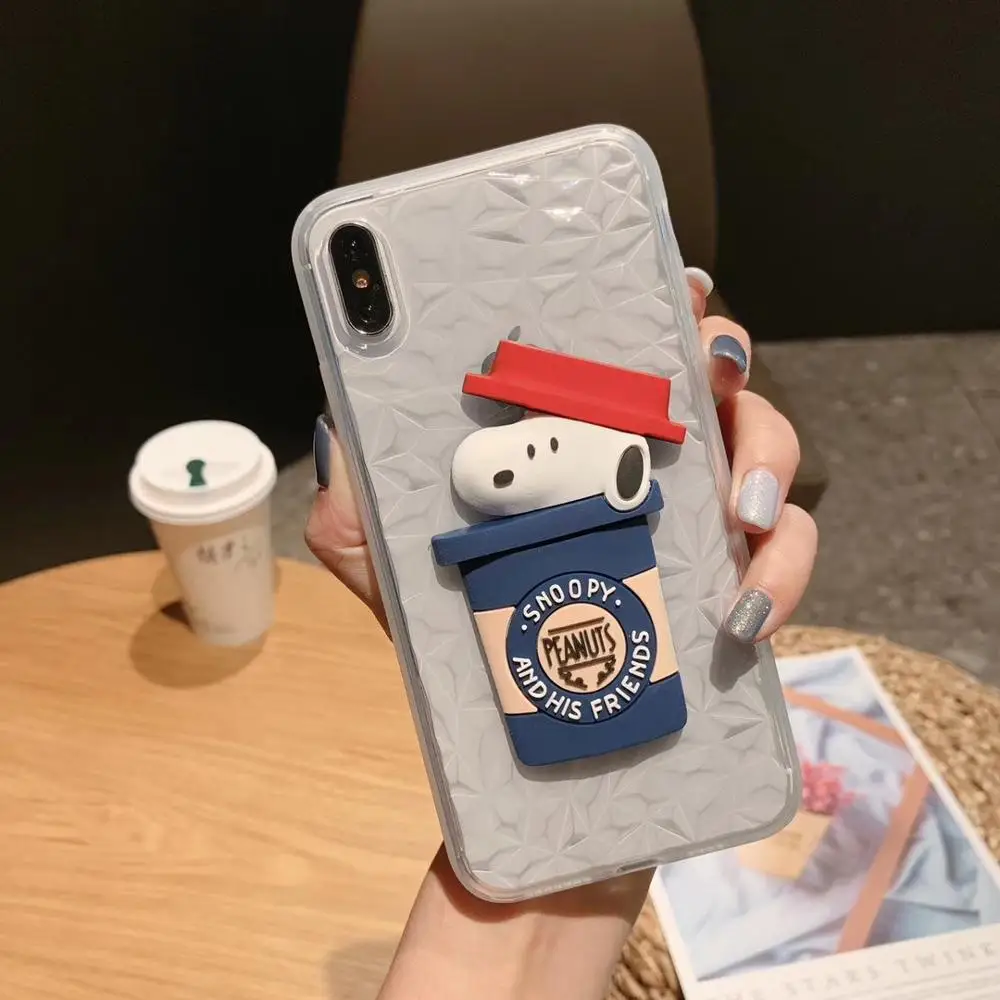 Модный роскошный Алмазный прозрачный мягкий чехол для Apple iphone 6 7 8 Plus X XR XS Max задняя