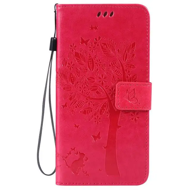 Розовый Кожаный чехол для телефона для huawei P8 P9 Lite P7 P10 P20 P30 Lite бумажник чехол для huawei Y3 Y5 Y6 Y7 Флип Стенд сумки - Цвет: Розовый