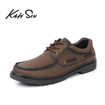 

New Genuine Leather Men's Shoes Comfortable Loafers Non-Slip Men Casual Shoes Fashion Oxford Shoes Boat Shoes Moccasins Size 48