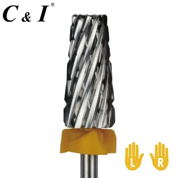 

5 in 1 Nail Drill Bit, Cross Teeth Edition, Size Double Coarse -XXC, Multi-function Nail Drill for Electric Nail Drill Machines