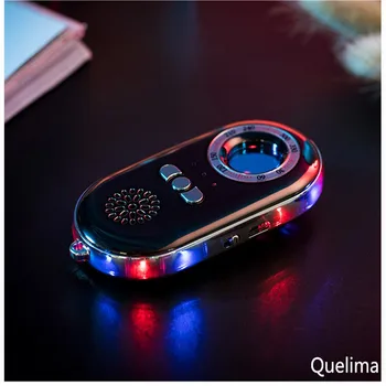 

Quelima K98 Trinity Detector Hotel Anti-camera Vibration Alarm Anti-theft Detector Detect Radio Wave Detector GPS Locato