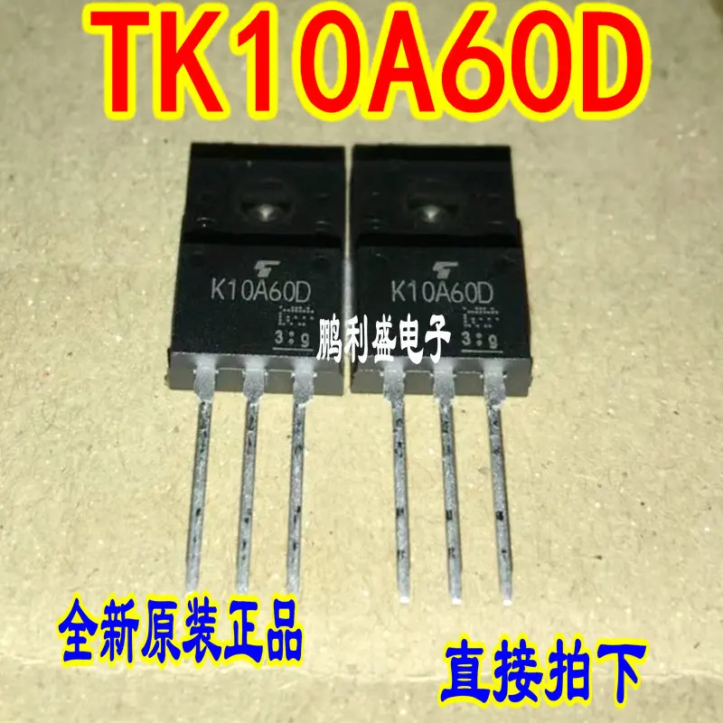 100 원본 TK10A60D K10A60D K10A600 TO220F교체부품&액세사리 AliExpress