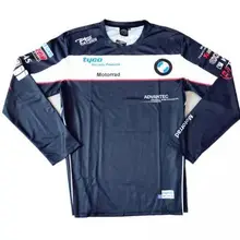 Новинка Tyco футболка «Мотокросс» с длинным рукавом CyclingNew Tyco футболка для мотокросса быстросохнущая стильная футболка для BMW Moto jersey tee
