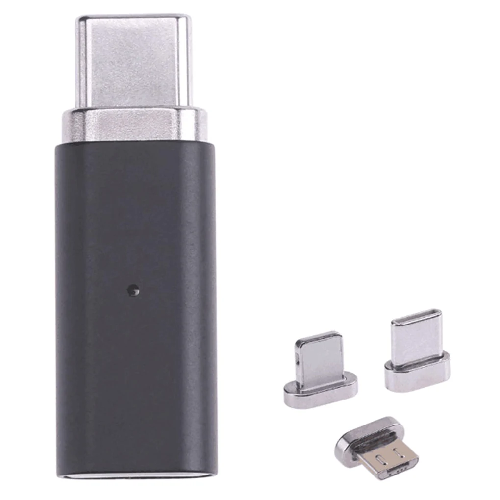 NO.3 3 в 1 Micro USB к type C/8 Pin/Micro зарядное устройство заменитель адаптера для iPhone/Android мобильный телефон магнит конвертер - Цвет: NO.3