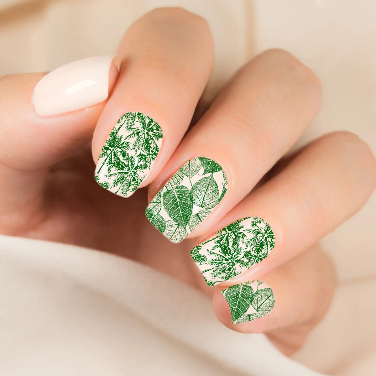 Stainless Steel 6*12cm Nail Stamping Plate Butterfly Leaves Tree Print Image Stencil Nail Art Stamp Templates 5