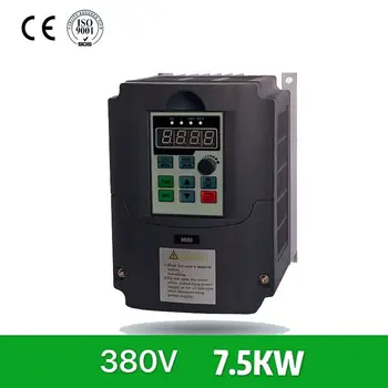 

5.5kw 7.5kw 220V 380V VFD AC Frequency Inverter Single Phase Input 3 Phase Output Drives Frequency Converter