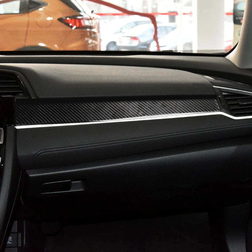 Подходит для Honda Civic 10th-19 декоративная панель панели из углеродного волокна Накладка авто аксессуары Защитная Наклейка для автомобиля
