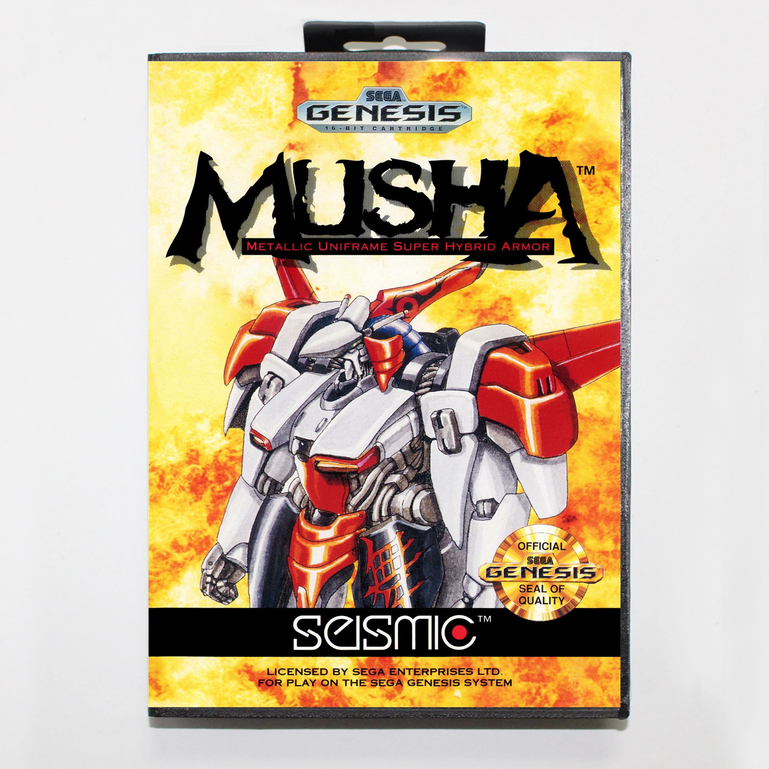 Musha 16 бит MD игровая карта для sega Mega Drive/Genesis с розничной коробкой