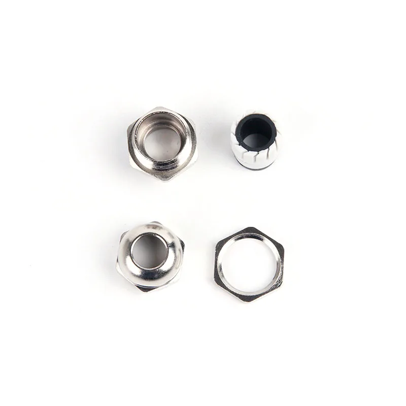 1piece Nickel Brass Metal IP68 Waterproof Cable Glands Connector Wire Glands 3-44mm Cable M PG cable gland electrical connector