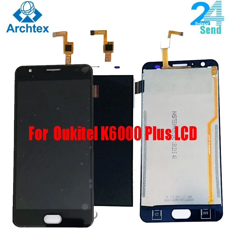 Najtaniej 100% Oukitel K6000 Plus wyświetlacz LCD i ekran dotykowy 5.5 \