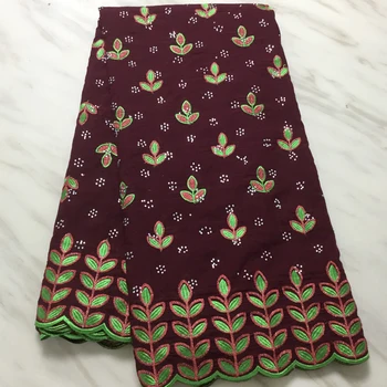 

hot selling African Cotton Lace Fabric 2019 High Quality Swiss Voile Lace In Switzerland Embroidery wedding dress‘s Fabric