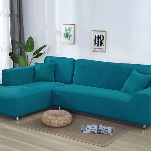 Одноцветная подушка для дивана, четыре сезона, универсальный эластичный чехол для дивана, универсальный комплект, защитный тканевый чехол для дивана - Цвет: 15