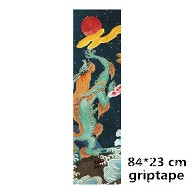 84 см скейтборд ручка лента 84x23 см - Цвет: griptape 84cm