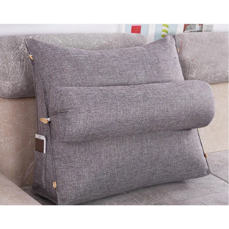 Sofa  Back Pillow Bed Backrest Office Chair Support Waist Cushion Lounger TV Reading Lumbar  Home Decor