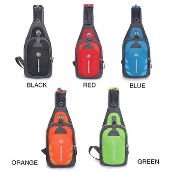 

Outdoor 5 Color Polyester Money Tourism Satchel Waterproof Unisex Chest Bag Bank Card Luggage Bags Shoulder Backpack