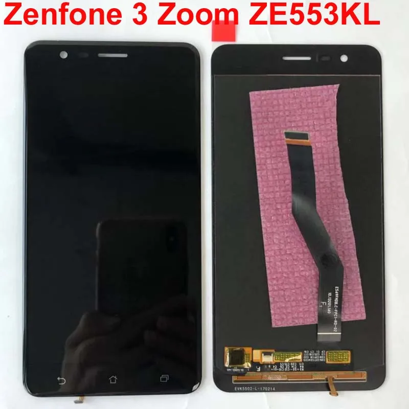 Оригинальный тест для Asus ZenFone 3 Zoom ZE553KL Z01HD ЖК дисплей сенсорный экран дигитайзер
