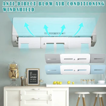 

Economical Adjustable Air Conditioning Baffle Shield Telescopic Portable for Home Offices ds99