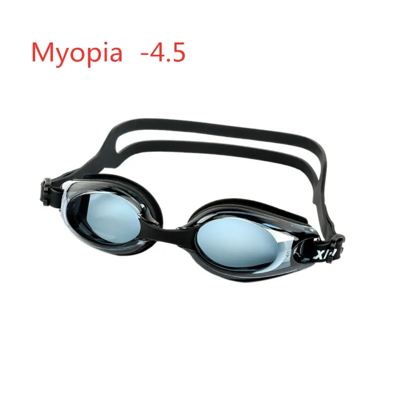 Myopia -4.5 Горячая Летняя черная Анти-туман с покрытием водная диоптрия плавательные очки маска для взрослых по рецепту оптическая близорукость плавательные очки - Цвет: Myopia -4.5