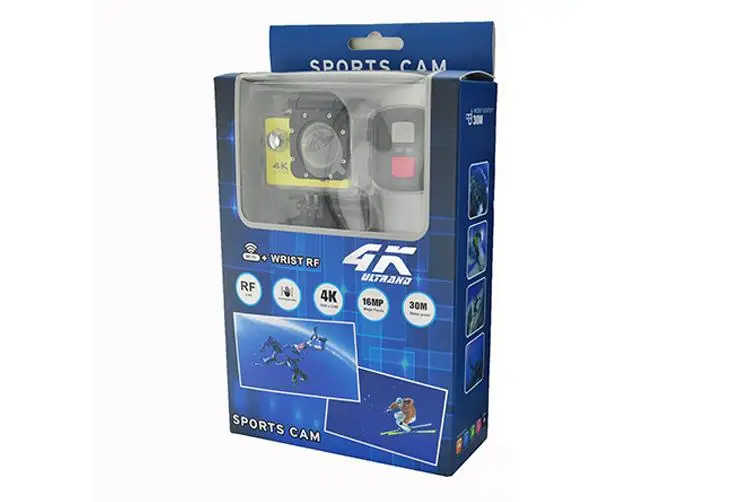 Экшн-камера Go sport camera 4 K Беспроводная С I Send Full HD Универсальная со всеми аксессуарами 16 МП для занятий водным велосипедом