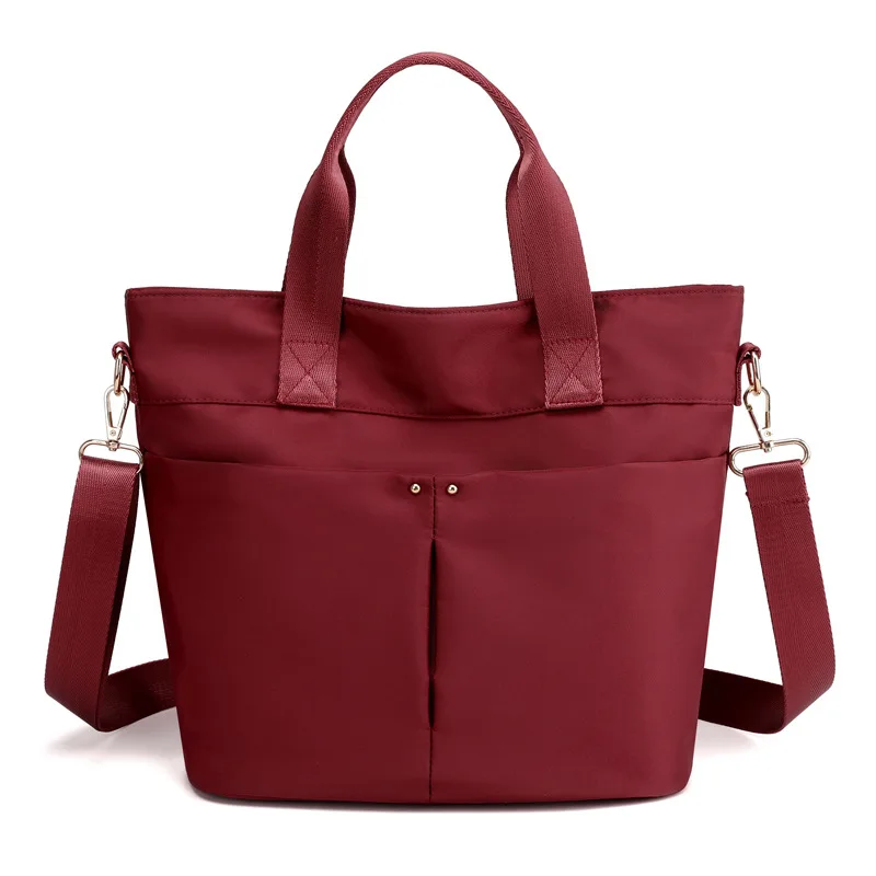 City Simple Shoulder Bags Fashion Large Capacity Women Handbags Waterproof Nylon Messgenger Bags Sac A Main Femme