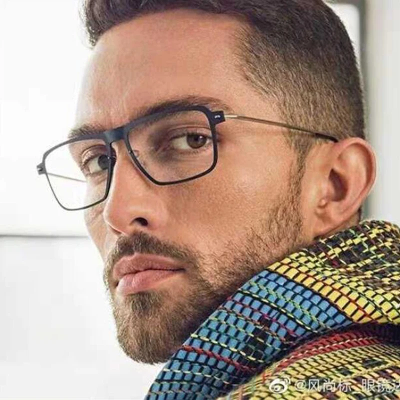 Occhiali Uomo 2024 2024 Square Optical Glasses Frame Men