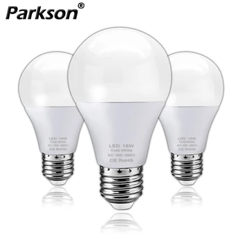 

E27 LED Bulb Lamp 6W 9W 12W 15W 18W AC 240V 230V 220V High Brightness Lampada LED Spot Light Bulb Table Cold/Warm White