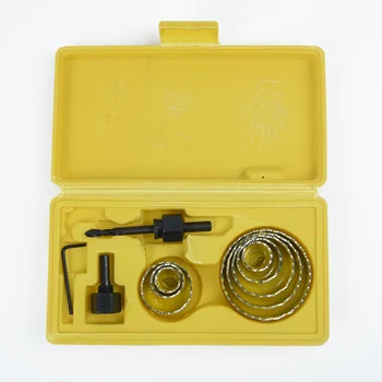 

11Pcs/Set Carbon Steel Hole Saws Drill Wood/Sheet/Metal Cutting Tool Kit in Box