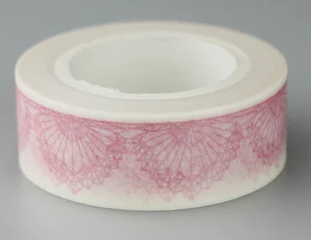 

Pink flower adhesive washi tape(1lot=10pieces)