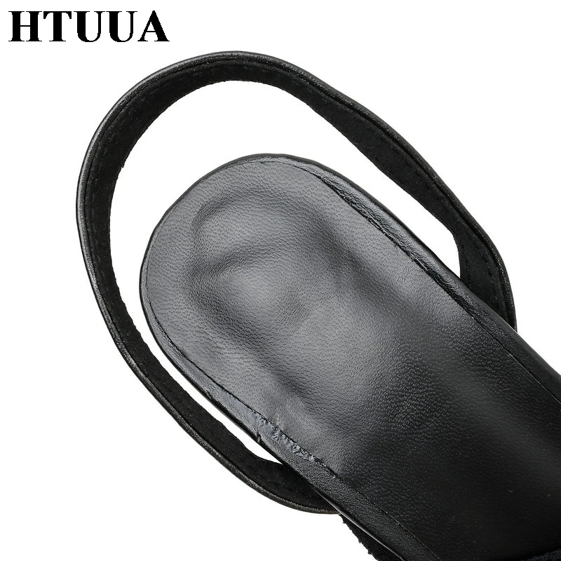 HTUUA/; пикантные сетчатые Сапоги выше колена; женская летняя обувь; женские босоножки из прозрачного ПВХ с острым носком на высоком тонком каблуке; SX2885