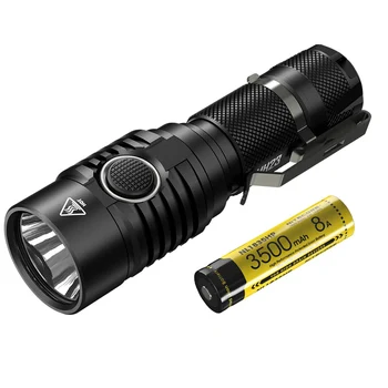 

NITECORE MH23 Outdoor Sports Flashlight CREE XHP35 HD LED max 1800 lumen beam distance 294 meter USB Rechargeable tactical torch