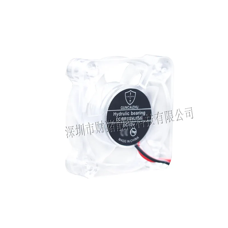 Ventilador de Refrigeração com Conduzido Transparente Pcs 4010 40x40x10 mm cc 5v 12v 24v 0.05a 2pcs - Imagem 4