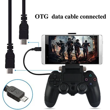 

Mobile Phone Smart Clip Clamp Holder Stand Bracket for PlayStation Dualshock 4 PS4 Game Controller Phone Holder Gamepad Holder
