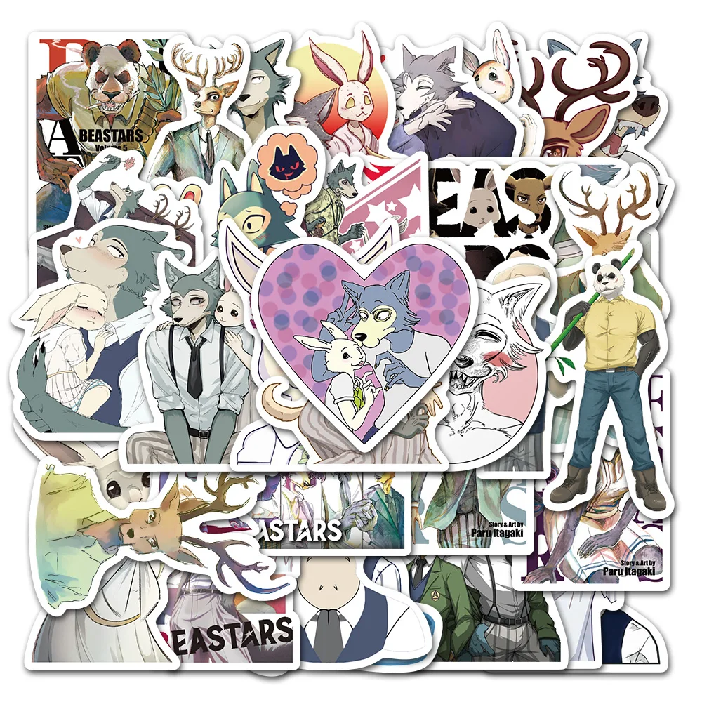 25/50 шт. аниме BEASTARS ПВХ наклейка мультфильм альбом для скрапбукинга карты карт DIY